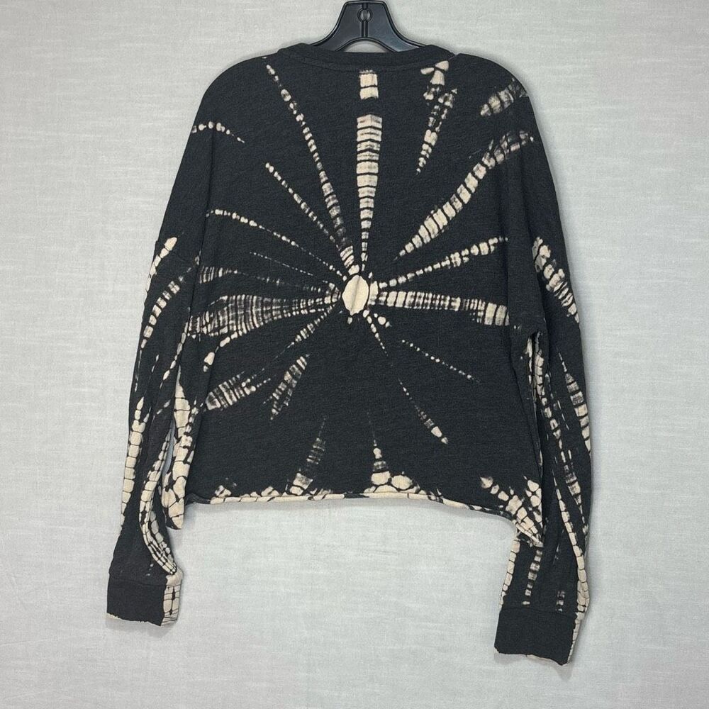 SAGE Collective Women's Size Medium Black White Long Sleeve Top Shirt - Picture 4 of 8